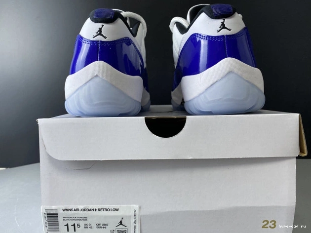 11 Concord Jordan Low White Retro Air AH7860-100 0811
